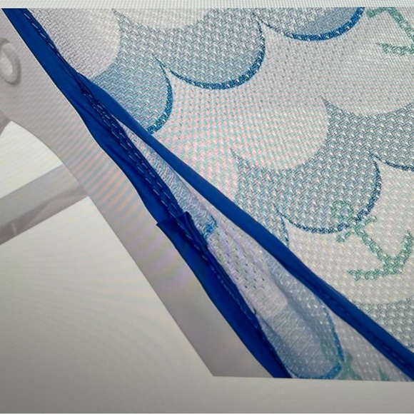 Baby Delight Cushy Nest Lite Deluxe Infant Bather Anchors Away Fabric Washable - Picture 3 of 7